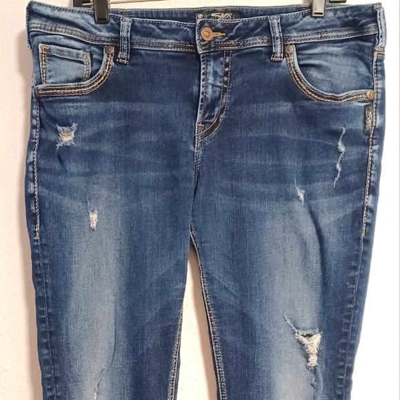 Silver Jeans Co. Women's boyfriend skinny jeans - Picture 2 of 12